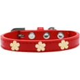 thumbnail image 6 of Dog, Puppy  Pet Widget Collar, "Gold Flower", 6 of 8