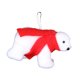 thumbnail image 1 of Adorno colgante navideño de oso, adorno nórdico coleccionable para colgar fotos Bufanda roja, 1 of 9