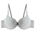 thumbnail image 1 of Lencería Sexy para mujer, sujetadores sin espalda en U, ropa interior profunda en U, Sujetador Push Up de corte bajo, ropa interior íntima ECMLN, Bralette transpirable para mujer Tan Jianjun unisex, 1 of 2