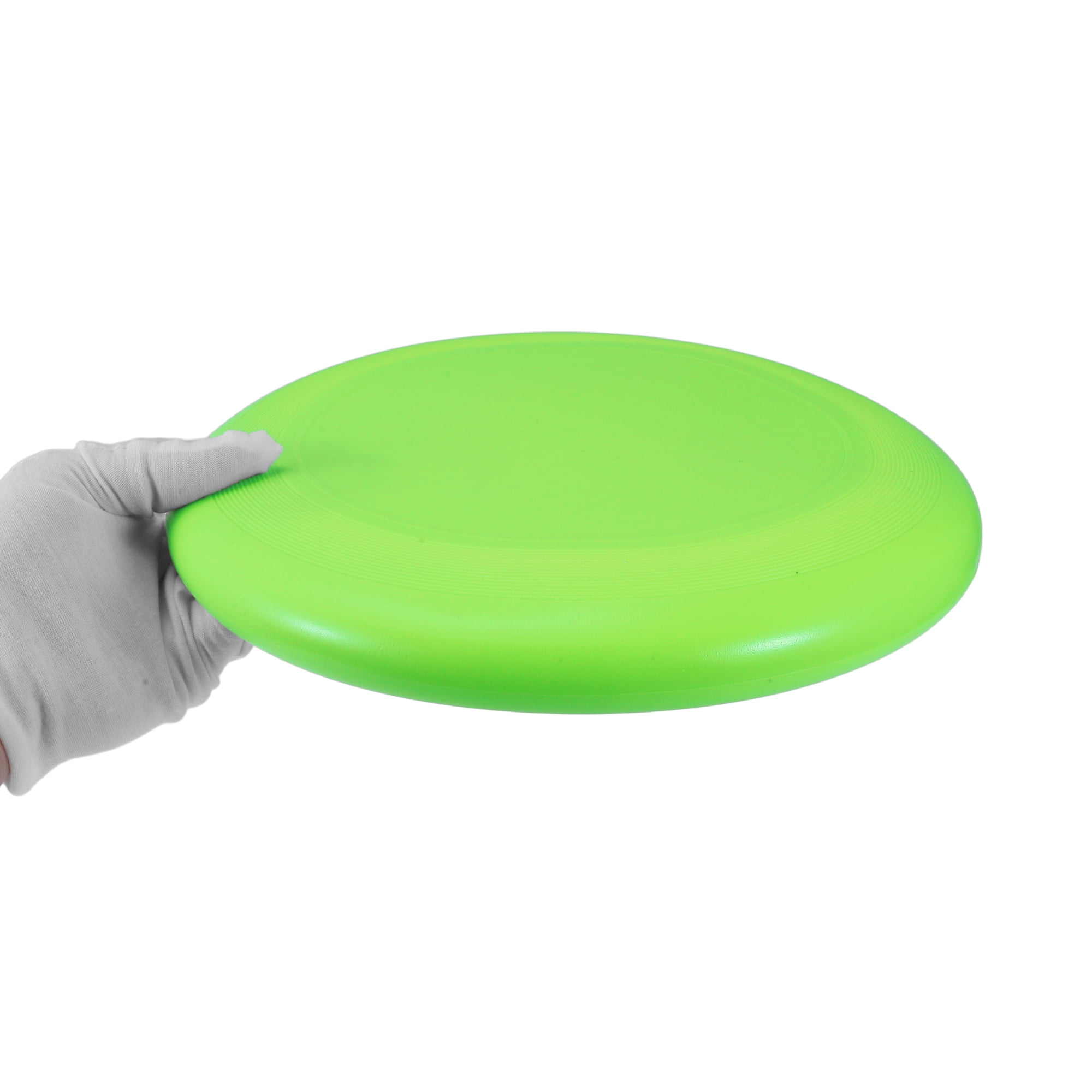 Unique Bargains Solid Color Flying Disc for Outdoor and Indoor Fun 1 Pc ["Green"]