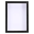thumbnail image 4 of Uxcell 5x7 Shadow Box Frame Wooden Dried Flower Photo Frame Floating Photo Frame Black, 4 of 6