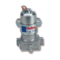 Holley Performance Fuel Pump Electric 12-812-1 14 PSI Maximum Pressure; Without Regulator; 3/8 Inch NPT Inlet/Outlet; 12 Volts; Rotor/Vane