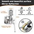 thumbnail image 3 of Beciety Stainless Steel Starlink Adjustable Mount Pipe Clamp with Adapter, 3 of 7