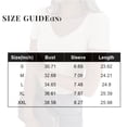 thumbnail image 2 of Women V Neck Ribbed Fitted Tight Tshirt Short Sleeve Shirt Basic Knit Top Blue L, 2 of 5