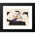 thumbnail image 2 of Seikō Ueno 14x11 Black Modern Framed Museum Art Print Titled - Has Smoked V. 6, Pl.24 (1902-1903), 2 of 5