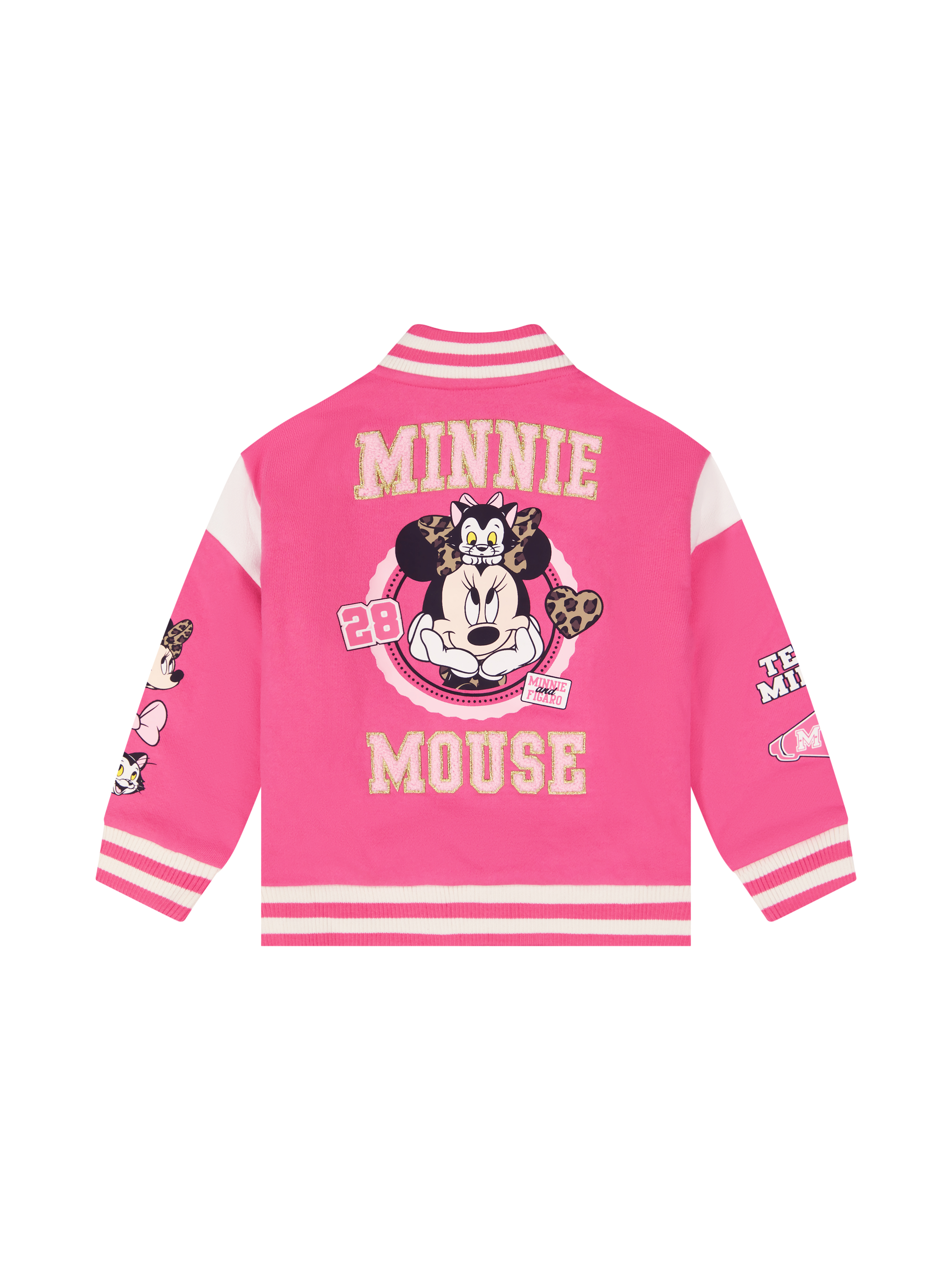Minnie Mouse Toddler Girl Fleece Bomber Jacket photo 2