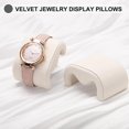 thumbnail image 4 of 4pcs Watch Case Pillows, M Shaped Display Pillow Velvet Cushion Replacement for Bracelet Storage Beige, 4 of 5
