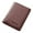 Coffee, variant on Leather Mens Wallet RFID Blocking Bifold Purse Compact Credit Card Holder with ID Window