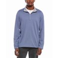 thumbnail image 3 of Brooks Brothers mens  Knit Solid 1/4-Zip Pullover, m, Blue, 3 of 4