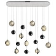 thumbnail image 2 of CWI Lighting Salvador 40 Po Lustre Intégré à LED en Nickel Poli, 2 of 6