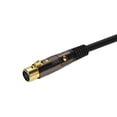 thumbnail image 2 of Monoprice XLR Male to XLR Female Cable [Microphone & Interconnect] - 1.5 Feet | Gold Plated, 16AWG - Premier Series, 2 of 5