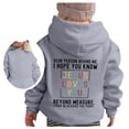 thumbnail image 1 of Vêtements Décontractés à Capuche pour Fille avec Imprimé Lettre, 1 of 7