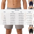 thumbnail image 2 of Hvyesh Big and Tall Shorts for Men Quick Dry Athletic Hiking Shorts Lightweight Workout Gym Shorts Lightweight Drawstring Short Pants, 2 of 8