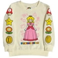 thumbnail image 3 of Princess Peach Long Sleeve Lightweight Pullover (Little & Big Girls), 3 of 4