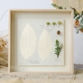 thumbnail image 1 of SHINYPASING 100Pcs White Skeleton Leaves for Craft Projects Bookmarks Greeting Cards and Decorations, 1 of 5