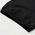 thumbnail image 6 of Gbsyewxs Shirts For Women Half Sleeve Lapel Solid Color Fashion Summer Womens T Shirt Black, 6 of 8
