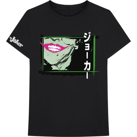 The Joker T-Shirt Adulte en Coton avec Cadre Sourire