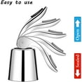 thumbnail image 5 of 2 Pack Stainless Steel Wine Stoppers, Reusable Wine Bottle Stopper Sealer with Silicone Plug, Beverage and Wine to Keep Fresh, Ideal Gift for Wine Lover, 5 of 7