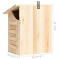 thumbnail image 4 of vidaXL Bat House Solid Firwood 30x20x38 cm, 4 of 5