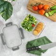 thumbnail image 5 of JoyJolt 2-Sectional Food Prep Storage Containers - Set of 5 - Grey, 5 of 6