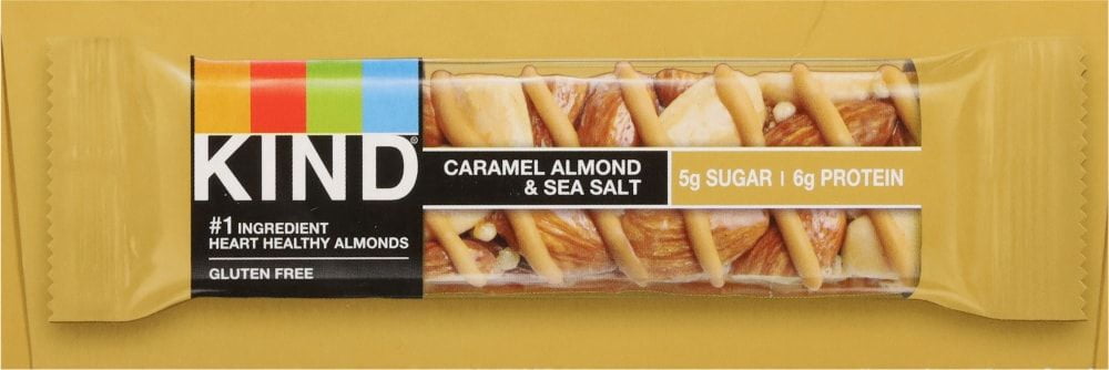 KIND Caramel Almond & Sea Salt Nuts and Spices Bars 12 ct - Pack of 2