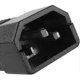 thumbnail image 5 of par de conectores de enchufe adaptador en línea de 3 pines, CA 250 V, 10 A, IEC C14 macho y C13 hembra., 5 of 5