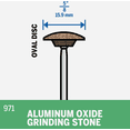 thumbnail image 2 of Aluminum Oxide Grinding Stone - Pack of 12 — Residential Use, Standard Application, 2 of 3