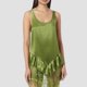thumbnail image 2 of Vestido holgado de malla para mujer: cuello redondo, sin mangas, diseño hueco, para casa/exterior, verano, 2 of 4
