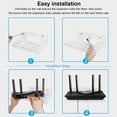 thumbnail image 3 of Methold Estante para enrutador WiFi, soporte de almacenamiento de red inalámbrica de pared, estante colgante, soporte organizado, soporte para Electrónica, 3 of 6