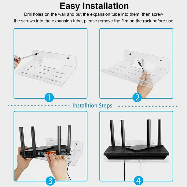 Installing the router in the rack