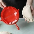 thumbnail image 5 of Empanada Maker Press 6 Inch - Professional Empanadas - Mold Ravioli Dumpling Wrap, Tortilla Folder, Wonton Dough Press 2-in-1 Cutter Sealer, Pierogi, Calzone, Hand Pot Pie Maker Wraper, 5 of 9
