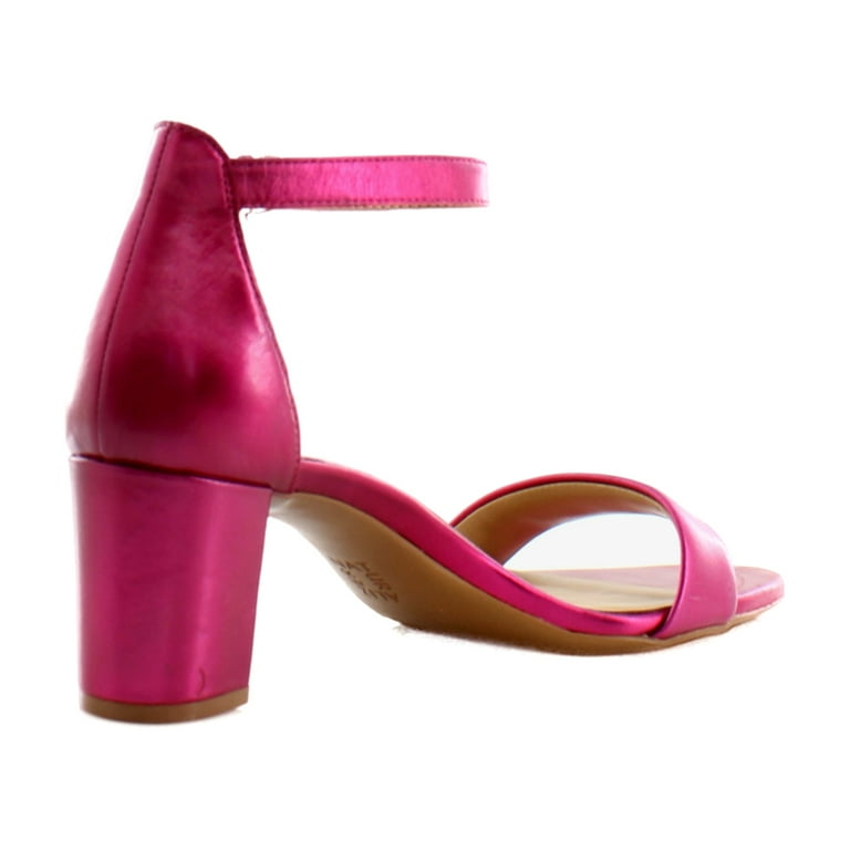 Naturalizer Vera Women's Heels Fuchsia Leather Size 9.5 W