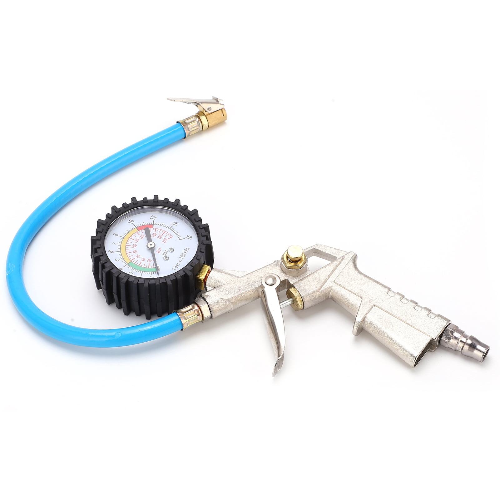 Air Inflation Meter,Tire Inflator Deflator with Tire Inflator Meter Car Tyre Inflator Reliable and Durable