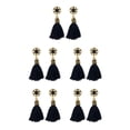 thumbnail image 3 of Pendientes largos de borla Retro Barroco Minnieouse Negro CBP455403, 3 of 4