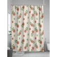 thumbnail image 5 of Fsddascl Country Flower Shower Curtain Set - 72" x 78" Washable Bathtub Curtain with 12 Hooks, Pink Daisy Floral Retro Plant Leaf Waterproof Fabric Stall Shower Curtains for Bathroom/Bathtub Décor, 5 of 6