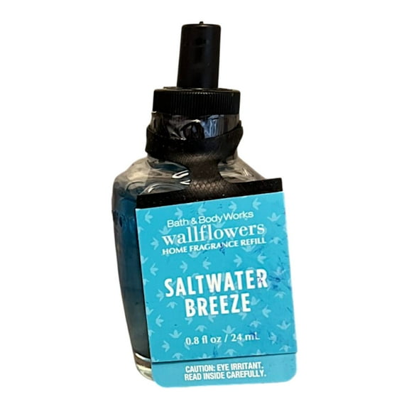 Bath and Body Works SALTWATER BREEZE Wallflowers Fragrance Refill (0.8 fl oz / 24 mL)
