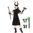 thumbnail image 1 of Disfraz de Maléfica Nalmits para Mujeres en Halloween Cuervo Gótico, 1 of 3