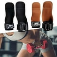 thumbnail image 3 of Pull Up Grips Hand Guard Weightlifting Gym Workout Palm Protection Glo AU, 3 of 8