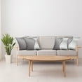thumbnail image 4 of Ambesonne Geometric Throw Pillow Cover 4 Pack, Square Shaped Grids, 20", Grey, 4 of 7