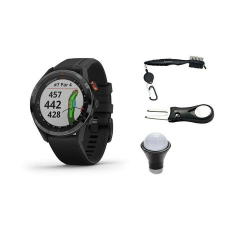 Garmin Approach S62 Premium GPS Golf Watch and All-In-One Golf Tools (Black / Black)