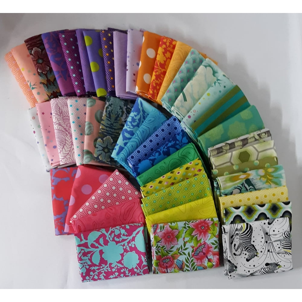 10 Fat Quarters Tula Pink Free Spirit Assorted Floral Flowers Animals