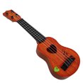 thumbnail image 4 of Miangastore Khaki Mini Guitar for Playing Crafted with Plastic Material Clear Finish 4 Strings 44cm, 4 of 8