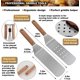 thumbnail image 3 of Kit de accesorios para barbacoa de 8 piezas - Espátulas profesionales para barbacoa de acero inoxidable de alta resistencia - Ideal para teppanyaki, parrillas y planchas. Afortunado Sencillez, 3 of 5