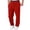 Red -AJ16, variant on Nestiefly Mens Sweatpants Open Bottom Athletic Baggy Straight Leg Pants Casual Drawstring Waist Joggers with Pockets Light Gray 2XL