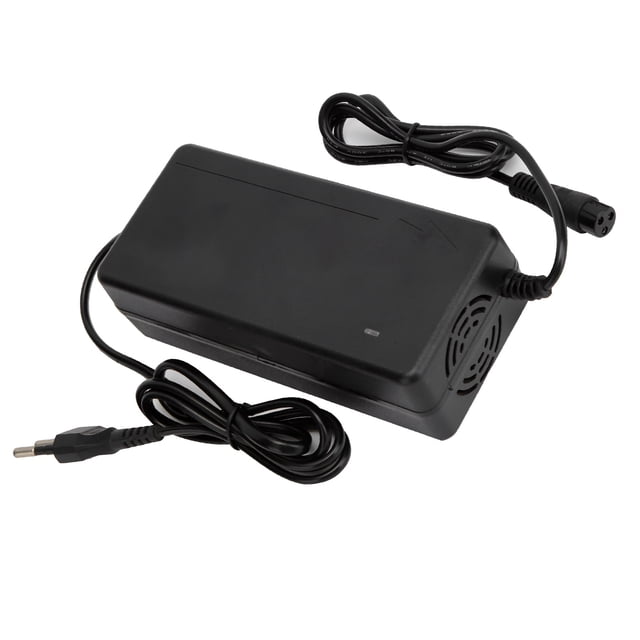 Adaptador De Corriente, Chip Inteligente Fácil Operación 54.6V 2A Enchufe UE Cargador De Batería De Litio De 100-240V Para Paquetes De Baterías Para Vehículos Eléctricos