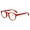 Red, variant on Womens Red Vintage Round Reading Glasses Stylish Mens Classic Spring Hinge Readers +1.50