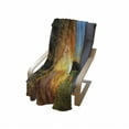 thumbnail image 4 of Wyoming Soft Flannel Fleece Throw Blanket, Tranquil Themed Fascinating Landscape Photo with a Path in Park at Sunset, Cozy Plush for Indoor and Outdoor Use, 70" x 90", Multicolor, by Ambesonne, 4 of 6
