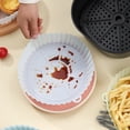 thumbnail image 3 of Silicone Nonstick Grill Fried Chicken Basket Pizza Plate Baking Tool Oven Pan Mat Kitchen Accessories Air Fryer Tray Baking Tray WHITE B, 3 of 8