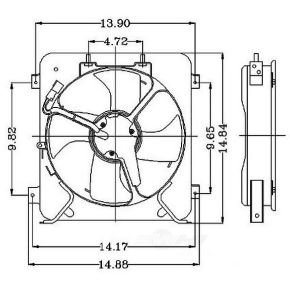 Engine Cooling Fan Assembly