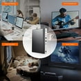 thumbnail image 3 of HP i5 EliteDesk 800 G3 Micro 16GB DDR4 1TB SSD M.2 + 1TB HDD Built in WiFi 6E AX210 Mini Desktop PC BT HDMI Win10 Pro Dual Monitor Supported New TJJ Wired Keyboard Mouse + TJJ Mouse Pad(used), 3 of 5
